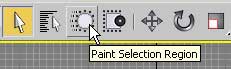   - paint selection region  3ds max